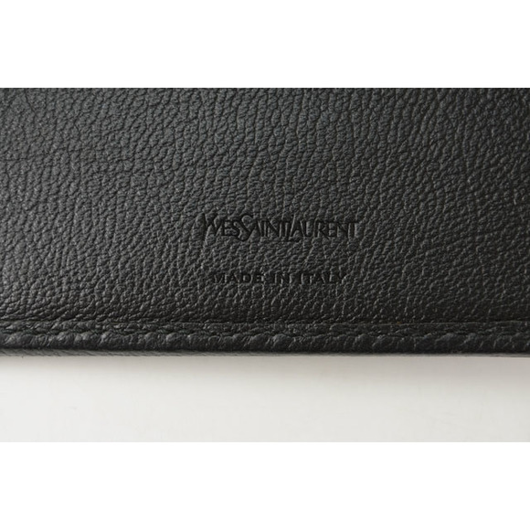 Saint Laurent Paris Wallet Folding Wallet Zipper Type Black - Picture 7 of 9